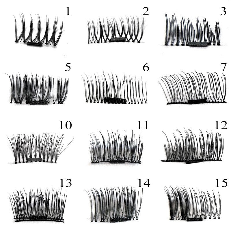 1 Pair 3D Magnet False Eyelash