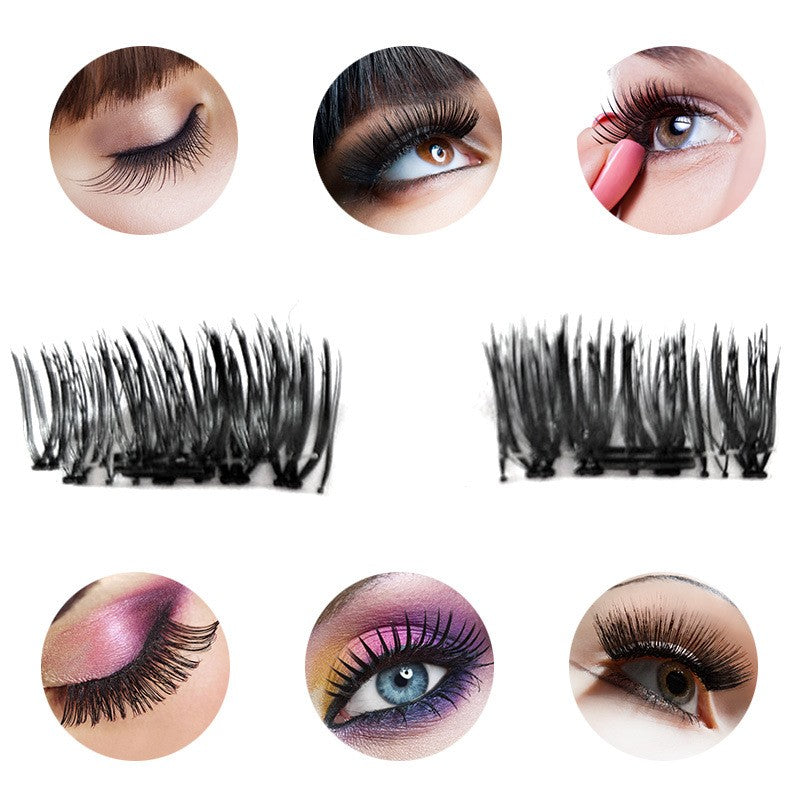 1 Pair 3D Magnet False Eyelash