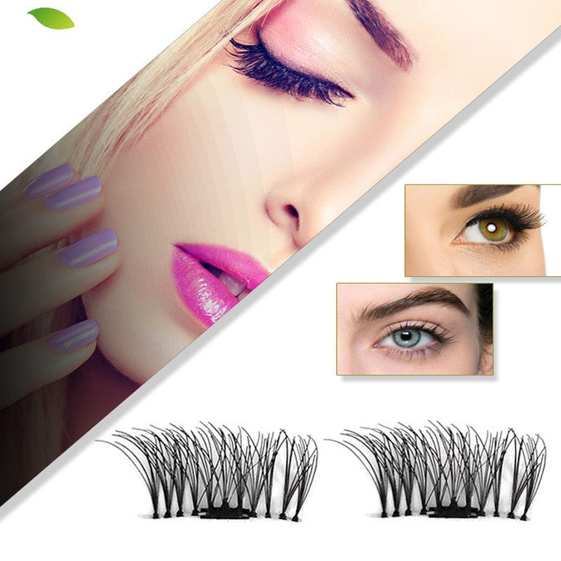 1 Pair 3D Magnet False Eyelash